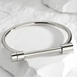 Stainless Steel Nail Bangle Unisex Bracelet D Shaped Nail screw Screwdriver
